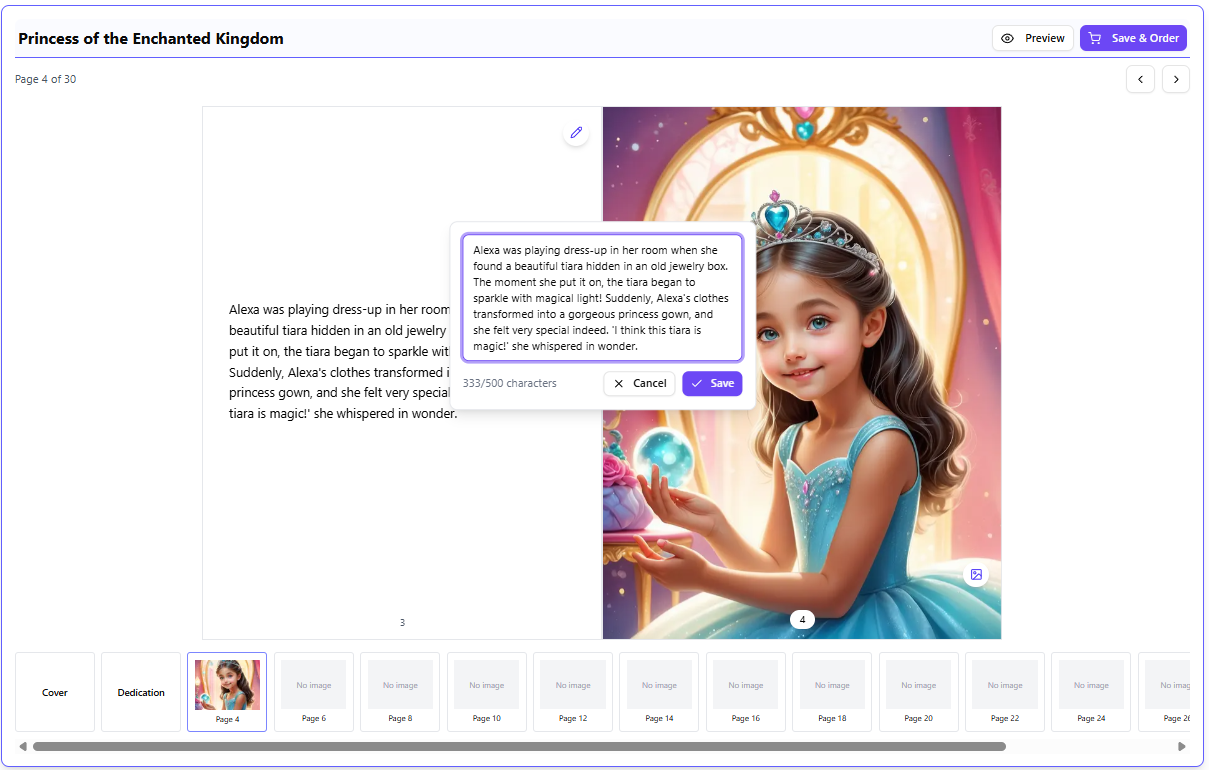 interactive book editor